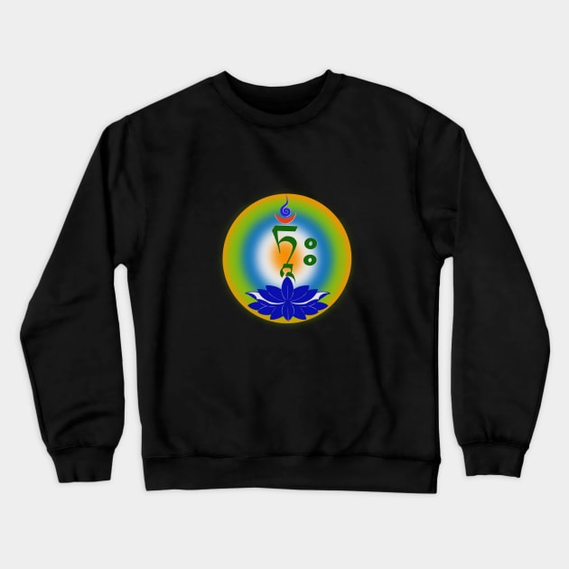 Om A Hum Crewneck Sweatshirt by lungtatattoo